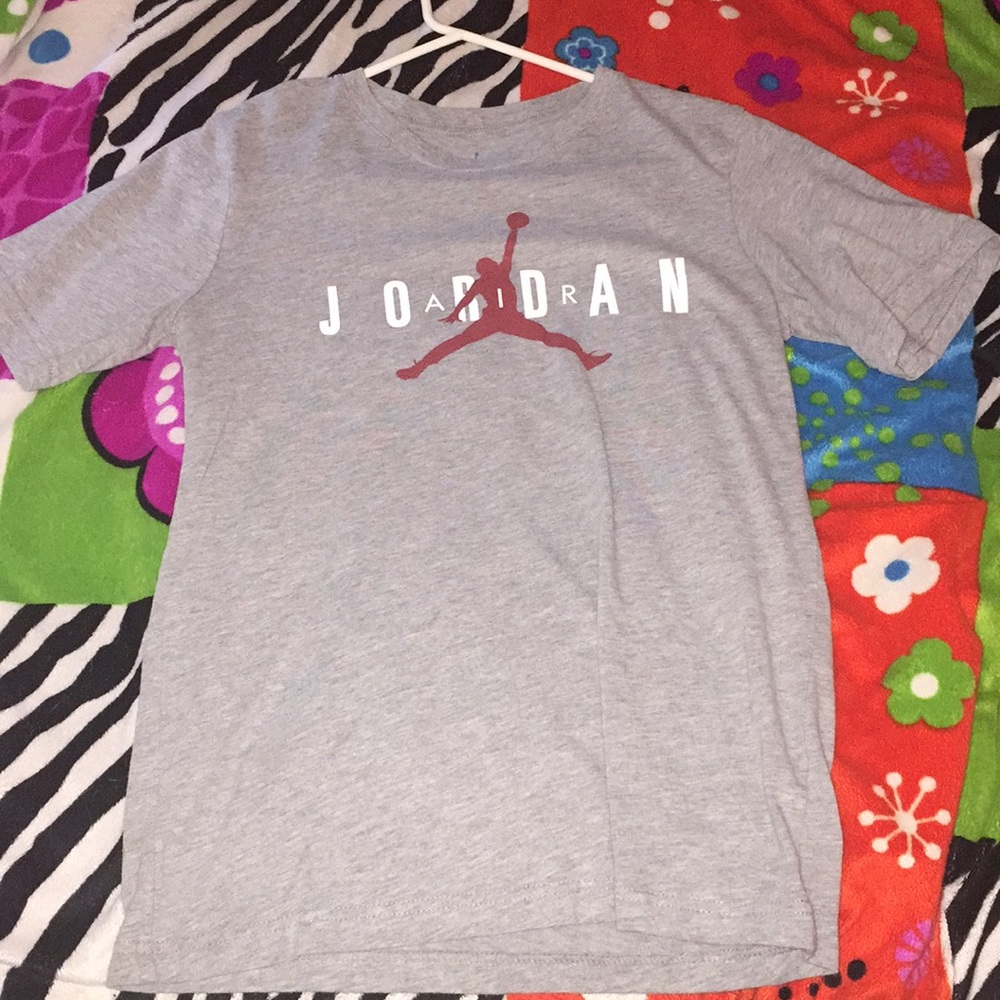 Gray Jordan shirt